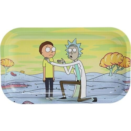 Square Rolling Trays 27*16cm Herbal Smoke Gift for Men Smoking Accessories Weed Storage Cigerette Case Tobacco Accessories