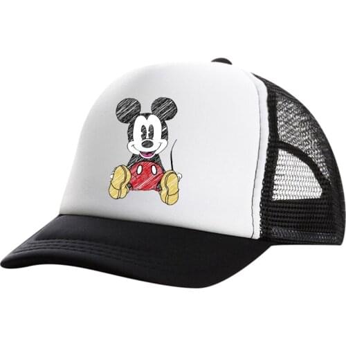 Summer Unisex fishing Baseball Mickey mouse Men Caps Women Breathable Mesh Snapback Hats Casual sport Hats Cap
