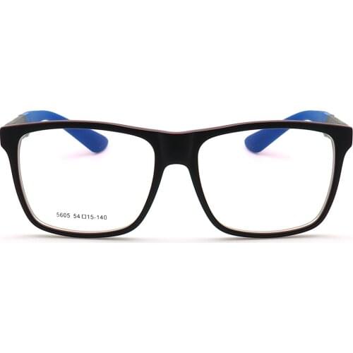 YOUTOP Mens Big Rectangle Sport Optical Frame Womens Anti-blue Ray Frames Myopia eyewear acetate Fashion Eyeglasses 5605
