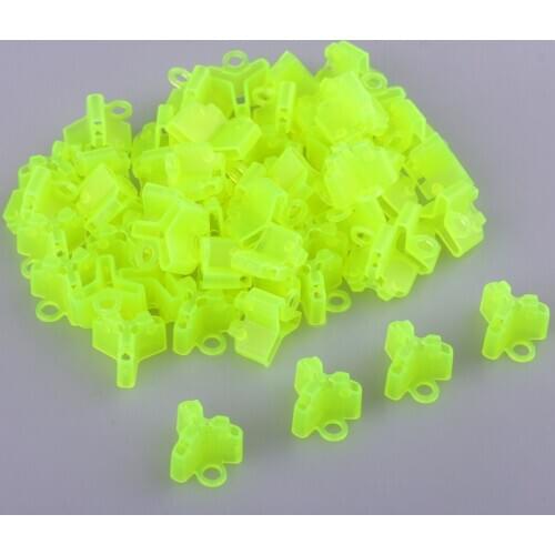 50 Pieces Plastic Fishing Treble Hooks Protective Covers Bonnet Cap