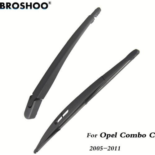 BROSHOO Car Rear Wiper Blades Back Windscreen Wiper Arm For Opel Combo C Hatchback (2005-2011) 410mm,Windshield Auto Styling