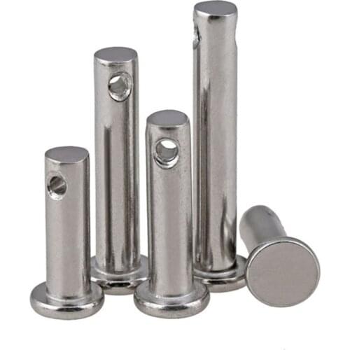 Clevis Pins 304 A2 Stainless Pin for Retaining R Clips and Split Pins M3 - M10