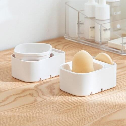 Makeup Puff Storage Rack Sponge Holder Dustproof And Breathable Beauty Puff Rack Wet Storage Rack Sponge Drying Stand Holder