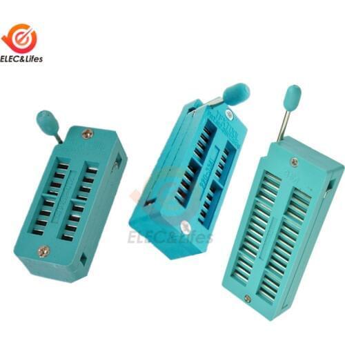 IC Lock Seat 16/20/28/32/40 Pin 3M Test Socket Wide/narrow body ZIF ZIP DIP IC Tester Socket 32PIN-3M 40PIN-3M 16P/18P/20P/40P