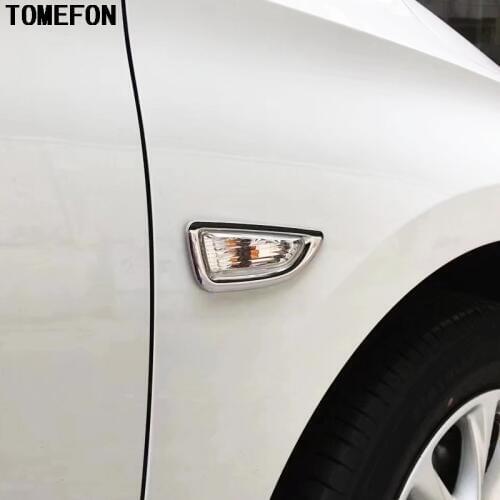 TOMEFON ABS Chrome Side Turn Signal Light/Lamp Cover Trim Car Covers For Opel ASTRA J For Buick Excelle XT/GT 2012-2014