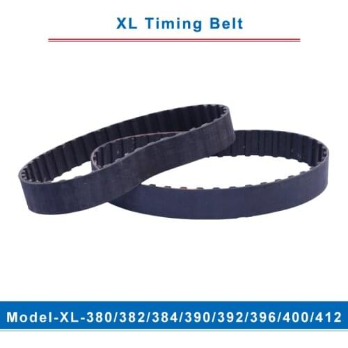 XL timing belt model-380XL/382XL/384XL/390XL/392XL/396XL/400XL/412XL belt teeth pitch 5.08mm width 10/15mm for XL timing pulley