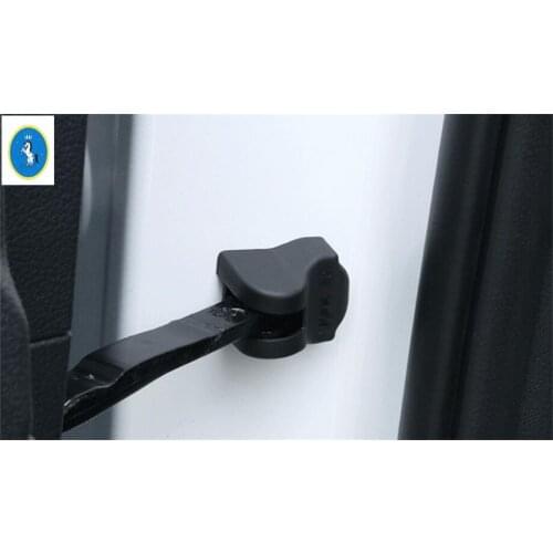 Yimaautotrims Plastic Door Arm Stop Rust Waterproof Protector Cover Trim 4 Piece Fit For Hyundai Tucson 2016 2017 2018 2019 2020