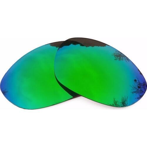 Green Mirrored Polarized Replacement Lenses for X Metal XX Sunglasses Frame 100% UVA & UVB