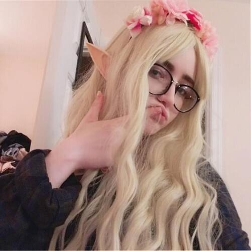 1 Pair Angel Elf Ears Latex False Ears Halloween Costume Props Cosplay Accessories Supplies for Party Costumes Festival Holiday