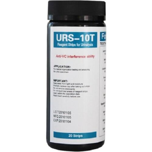 100 Strips URS-10T Urinalysis Reagent Strips 10 Parameters Urine Test Strip-ABUX