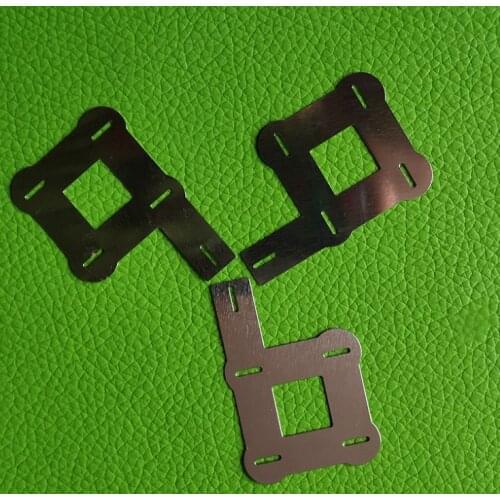 100pcs 0.15mm 0.18mm 4P Nickel Plated Steel Strap Strip Sheets for 4P 18650 battery spot welding