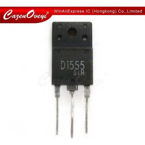 10pcs/lot 2SD1555 D1555 TO-3PF In Stock