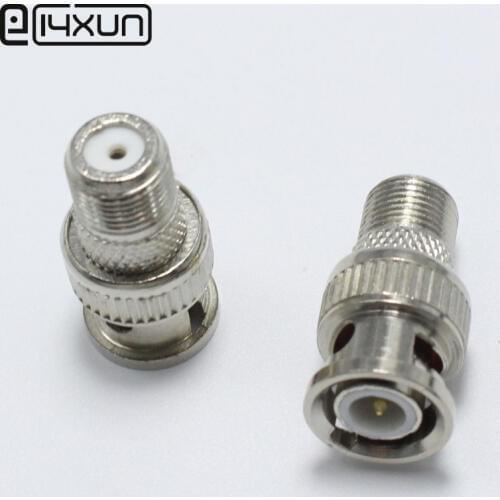 5pcs BNC Male Plug to F Female Jack Adapter Coax Connector Coupler CCTV Camera