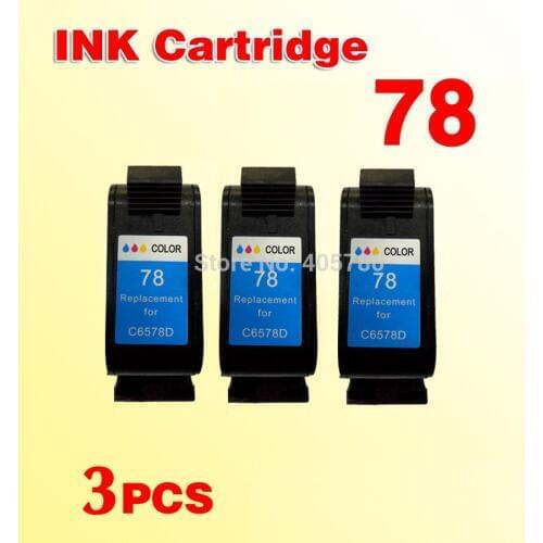 3x FOR for78 INK cartridge compatible for 78 C6578D DESKJET 920C/930C/932C/935C/940C/950C/952C/955C