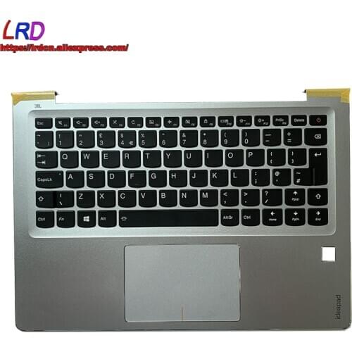 UK English Backlit Keyboard with Shell C Cover Palmrest Upper Case for Lenovo Ideapad 710S Plus-13 ISK IKB Laptop 5CB0M09446