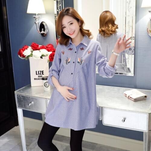 Рубашки с длинным рукавом для беременных Czoismom China At AliExpress