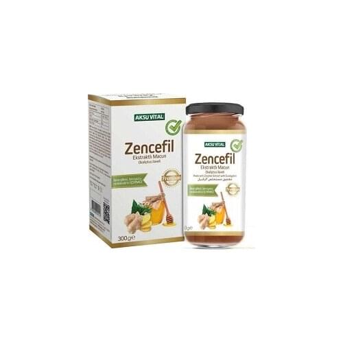Aksu Vital Aksuvital Honey Ginger Extract, cough Mix 300 g Aksu zance paste