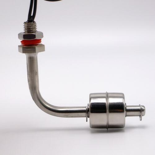 2Pcs/Lot 100V M10-1.5mm Side Mount Horizontal Water Level Sensor Liquid Stainless steel Float Switch ZSL7810 1A1