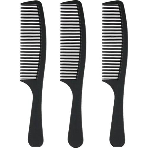 Hair comb for woemn and men black Makeup Tools Plastic SU379