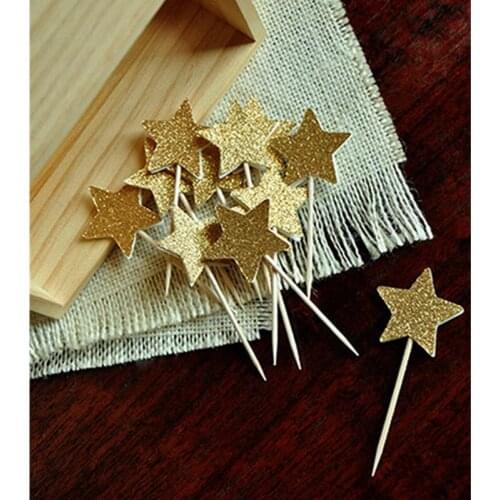 Custom glitter Star Cupcake Toppers-Star Party Decor-Twinkle Star Party-Baby Shower-Baby Birthday Themed Party-New Years Party