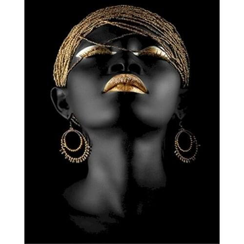 GATYZTORY DIY Painting By Numbers Fashion Woman Picture By Numbers Figure Wall Art Acrylic Paint For Home Decor Art