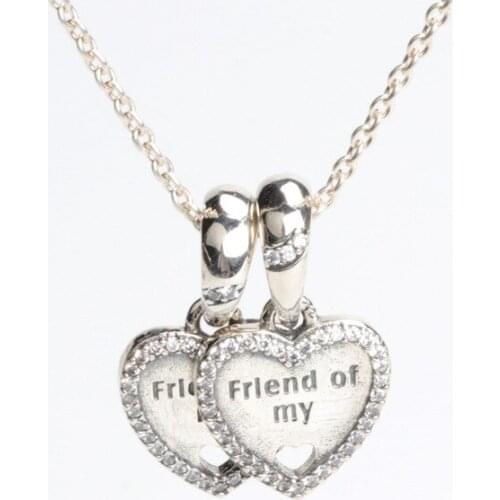 Bewill Heart-shaped Pendant S925 Sterling Silver New Friendship Heart Pendant