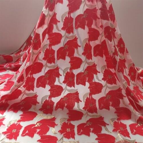 Fashion African Mesh Lace Fabric High Quality Organza French Lace Fabric Mesh Lace For Wedding Sewing ogs0003 HD007