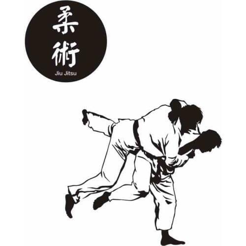 Boxing Club Judo Taekwondo Karate Sticker Kick Boxer Play Car Decal Free Combat Posters Vinyl Striker Wall Decals Decor