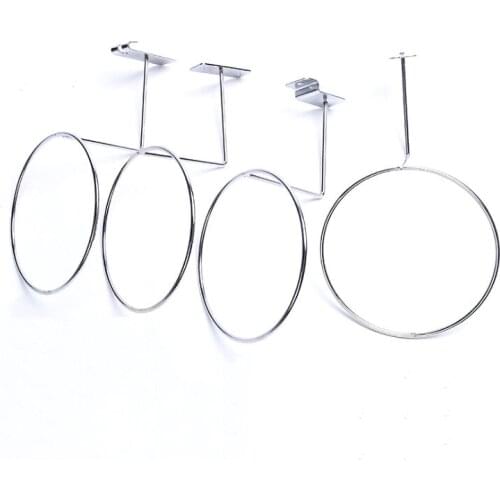 New arrive Wall Mount Ball Shelf metal cap hat wig dispaly stand rack Basketball rack Football Holder for store display props