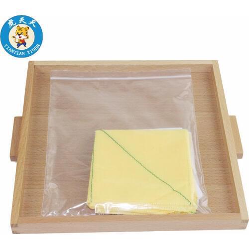 New Baby Sensory Toys Montessori Material Early Education Training Toys Fabric Folder