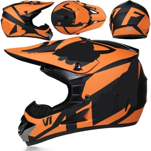 Professional Motorcross Motorcycle Off-road Helmets Children Moto Helmet Motobike Off Road Cascos Para Moto Full Face Cross