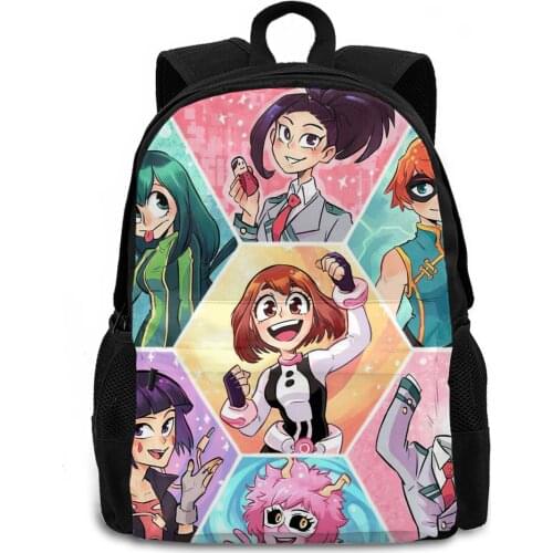Anime My Hero Academia Children School Backpacks Cartoon Bookbag for Travelling Backpack Men Women Casual Daypacks Rucksack 15in
