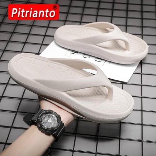 2021 Summer Big Size 50 Home Men Slippers Simple Solid Color Shoes Non-Slip Bathroom Slides Flops Couples Unisex Flip Flops