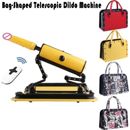 Sex Machines for Adults Female Masturbation Dildo Sex Pumping Machine Retractable Automatic Handbag Love Machines Sexshop