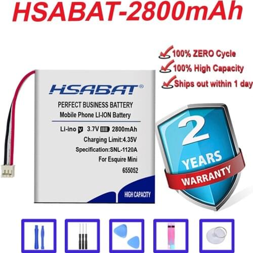 Top Brand 100% New 2800mAh P655252 Battery for Harman Kardon Esquire Mini Speaker Loudspeaker in stock