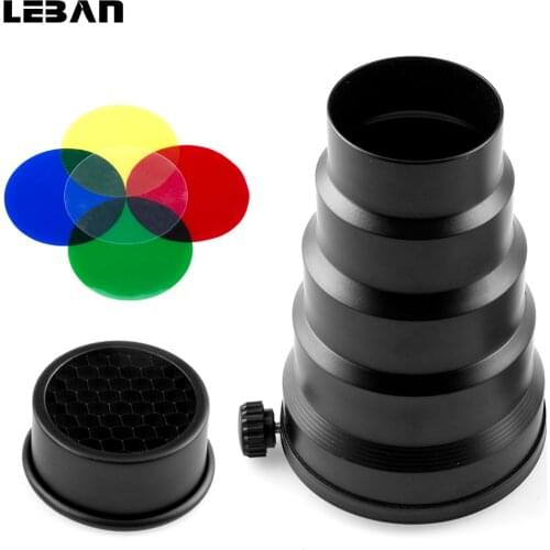 GODOX SN-02 Universal Mount Snoot Honeycomb Studio Flash Accessories Professional for Studio light Fittings