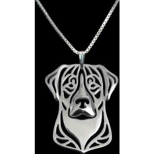 Greater Swiss Mountain Dog jewelry pendant necklace women gold silver plated necklace