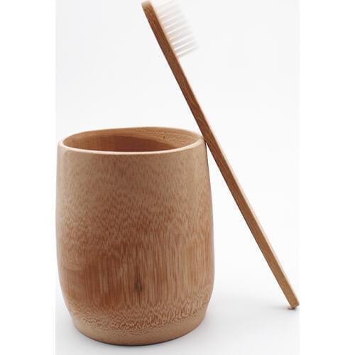 1PCS Adult Bamboo Toothbrush White Soft bristles tandenborstel Fibre Wooden Handle Low carbon Environmentally Hotel toothbrush