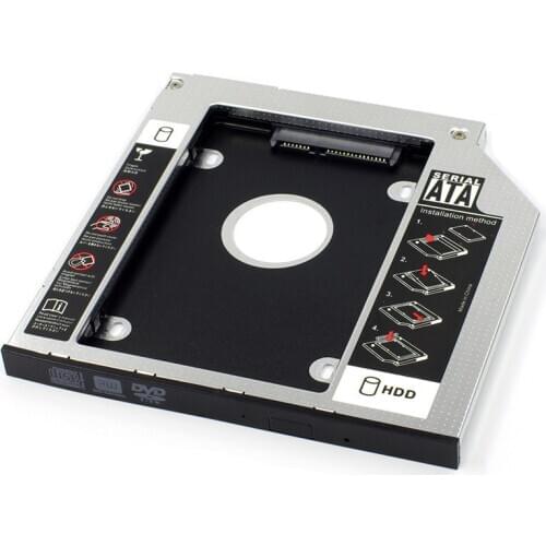 12.7MM 2nd HDD SSD Hard Drive Caddy Adapter for ASUS K50IE K50IJ K50IL K50IN K50IP K51AB