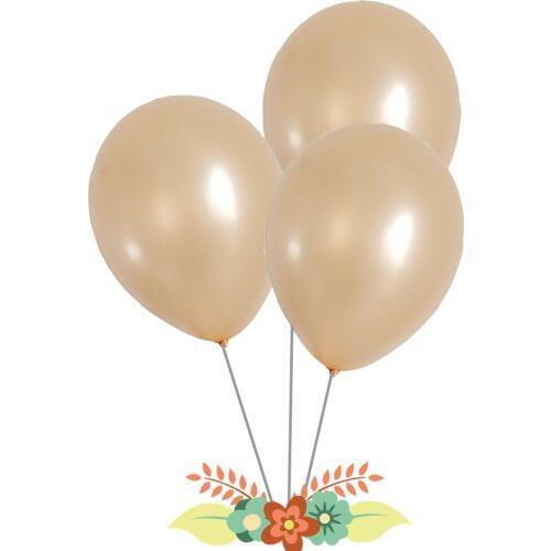 20pcs/lot 12 inch 3.2G Champagne gold Latex Balloon Magic Props Balls Romantic Wedding Decoration Balloons Helium Party Supplies