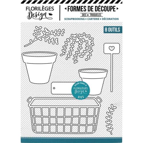 2021 AliliArts Metal Cutting Dies Plantes pots diy Scrapbooking Photo Album Decorative Embossing PaperCard Crafts Die