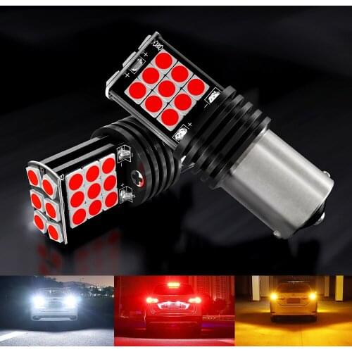 2X T20 W21/5W LED 1156 P21W BAY15D 1157 P21/5W R5W 3157 7443 LED Bulb for Toyota Corolla Prius Camry Tacoma Switch Venza Clips