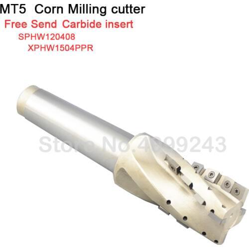 Dia=50mm 63mm corn milling cutter heavy cutting rough milling SPHW120408 XPHW1504PPR long edge milling cutter CNC blade tool