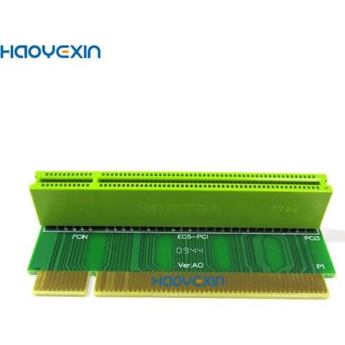 HYX PCI Reverse Card Forward Card Chassis PCI Horizontal Adapter PT191 90 Degrees 32Bit PCI Riser Card Rackmount Gold 3.5CM