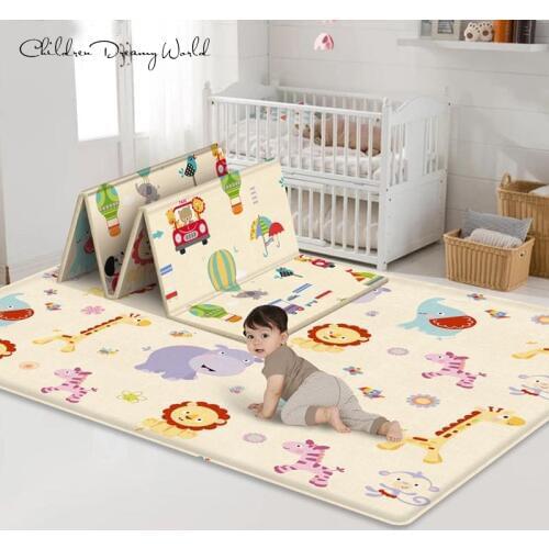 Foldable Baby Play Mat Thickened Tapete Infantil Home Baby Room Decor Children Play Puzzle Mat Toys XPE Thickness