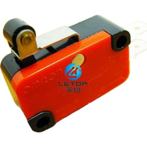 The orange OMRON shrapnel switch 1185RE8 for the printer