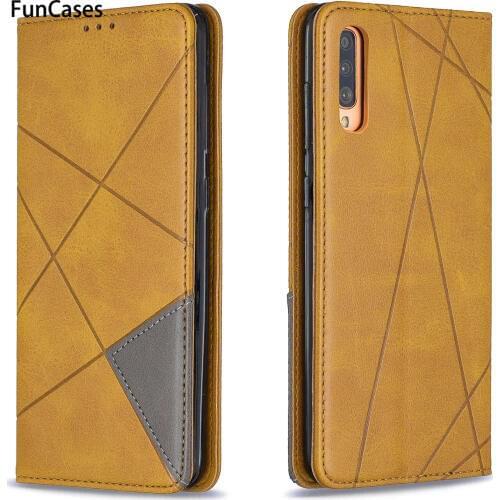 Mobile Bag For cover Samsung A70 Aksesuar Book PU Leather Flip Case Ajax sFor Samsung Galaxy para A7 2019 Mobile Case semsung