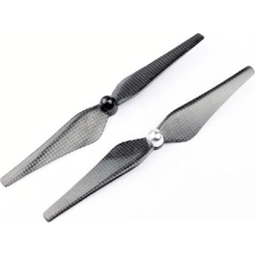 8.4x 4.3 inch / 8443 3K Carbon Propeller Set (one CW, one CCW) W/ self-lock nut for Phantom V2