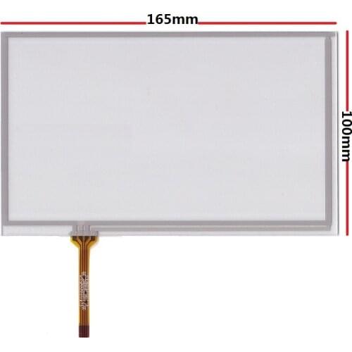 New 7-inch touch screen LCD car DVD GPS navigator HSD070IDW1 D00 E11 handwriting external screen 165*100MM