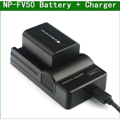 NP-FV50 NP FV50 NPFV50 Digital Camera Battery + Charger for Sony FDR-AX30 FDR-AX33 FDR-AX100 FDR-AXP33 FDR-AXP35 FDR-AXP55